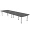 Skutchi Designs 45 in W, 144 in L, 29 in H, Engineered Wood Top, Grey H-AREC-46143PT-AN-EL - alternate 1
